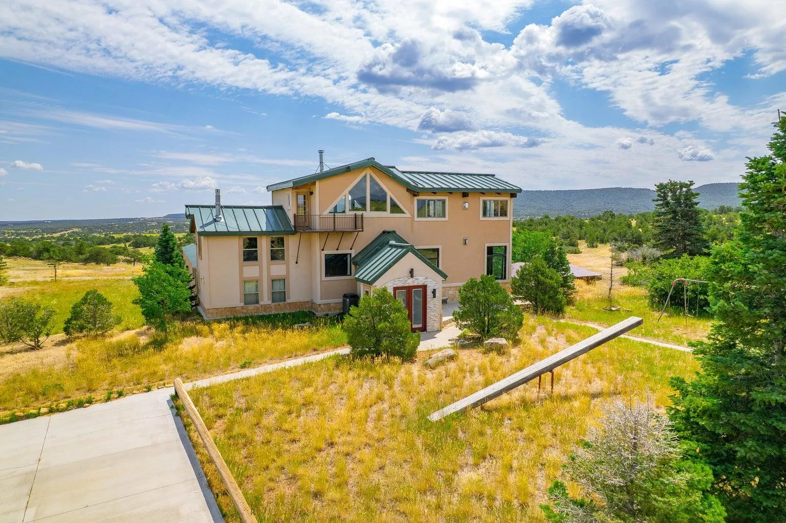 Large multi-story home at 350 County Road 354 near La Veta.