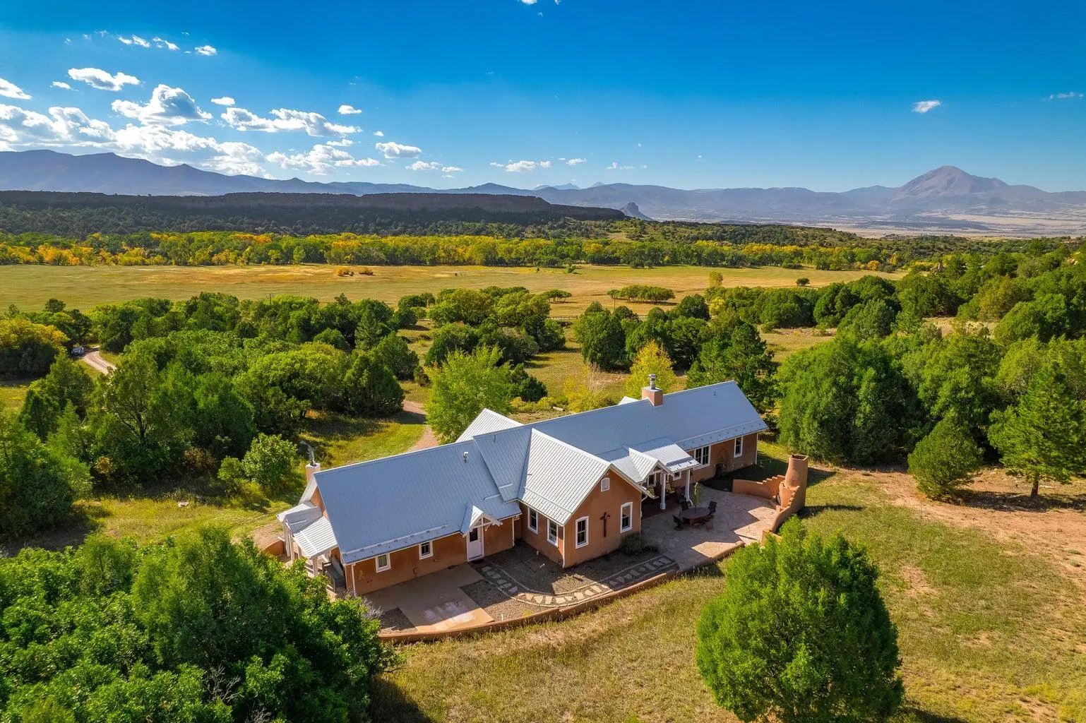 Territorial-style home and acreage at 4475 County Road 360 near La Veta.