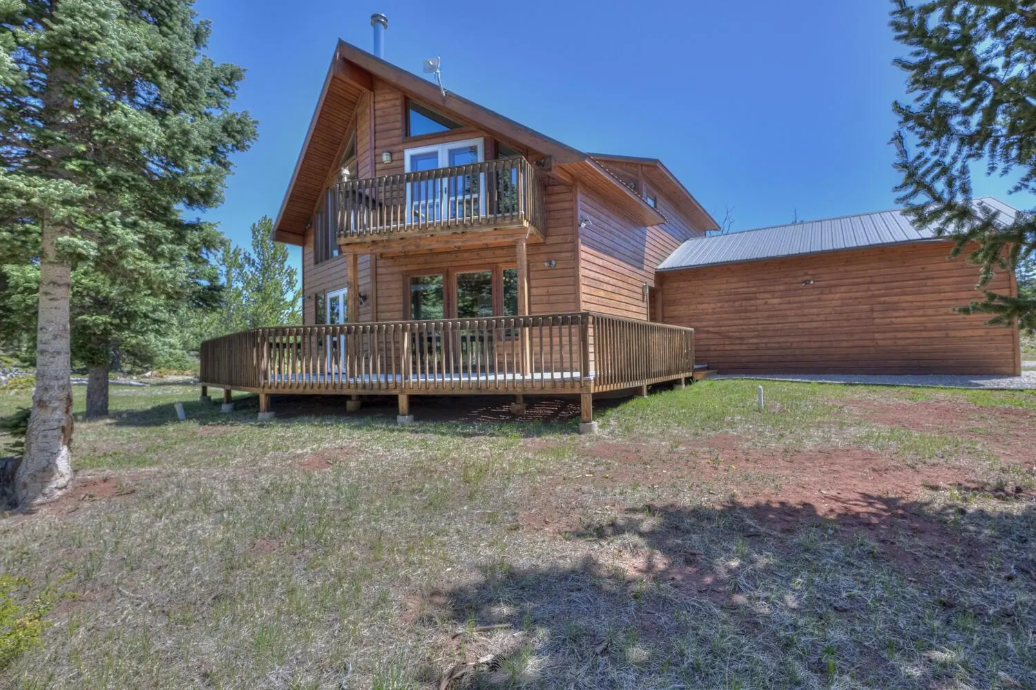 Wood-sided mountain home at 610 Panadero Loop in Cuchara.
